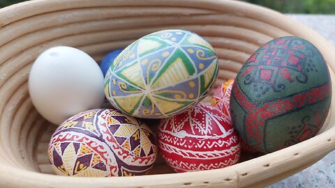 May 18 2025 Decorating eggs