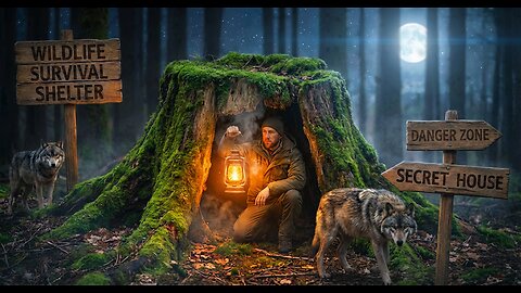 Jungle Life Reality 😱 | Secret House for Wildlife Survival