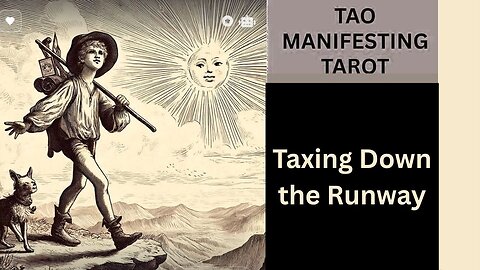 TAXING DOWN THE RUNWAY