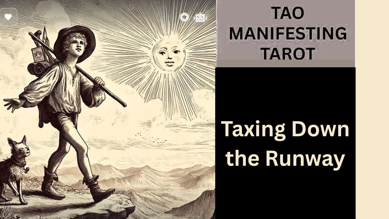 TAXING DOWN THE RUNWAY
