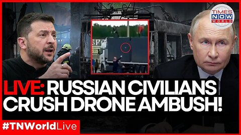 LIVE | Ukraine’s Drone War Hits a Wall as Civilians in Russia Fight Back With Stones!