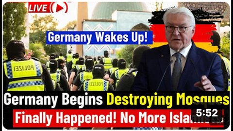 "Germany Tackles Immigration Crisis by Dismantling Extremist Islamic Mosques"