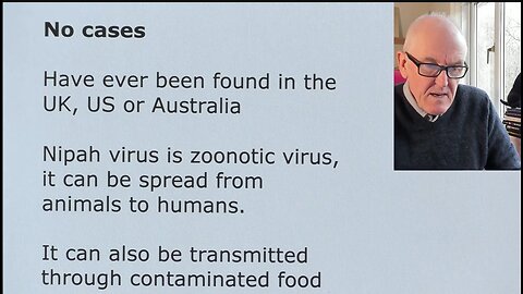 Dr John Campbell: Is Nipah virus the next pandemic (Jan 31, 2026)