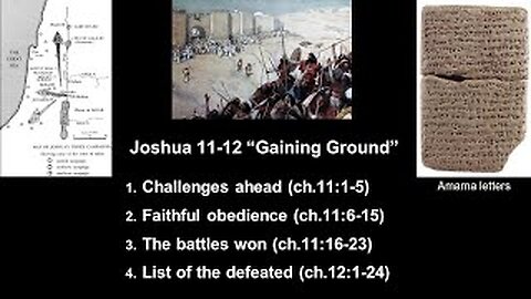 Joshua 11-12 “Gaining Ground” - Calvary Chapel Fergus Falls