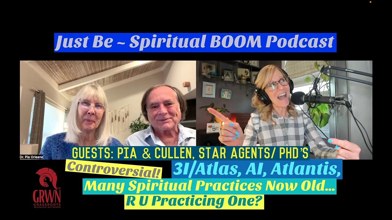 Just Be~SpBOOM: Pia & Cullen~Star Agents: 3I/ATLAS_AI_Major Spiritual Practices NOW 3D_U Doing Them?