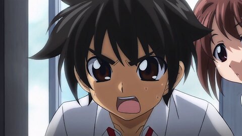 Heaven's Lost Property - Nymph and Ikaros transfer into Tomoki's school