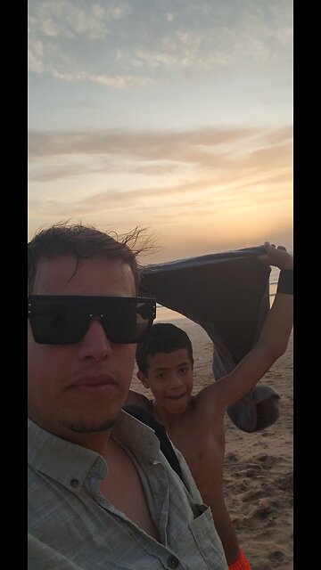 Amazing Sunset from sidi kacem Beach Tanger - Morocco ♥️🇲🇦