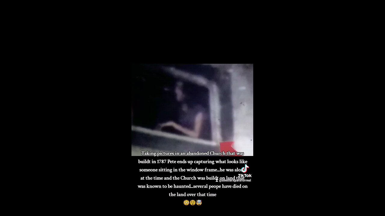 Ghost of woman captured in the window