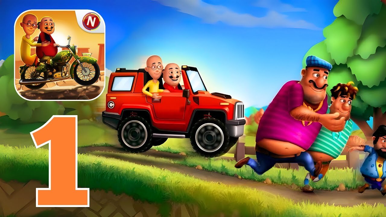 Motu Patlu Speed Racing - Gameplay Walkthrough | Part 1 (Android, iOS)