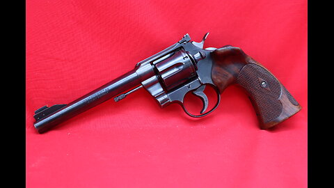 DW Kings Custom Colt Officers Model Heavy Barrel -- 32 New Police / S&W Long Target ROPER GRIPS