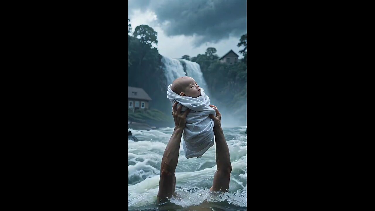Baby in Water? Watch What This Brave Cat Did!