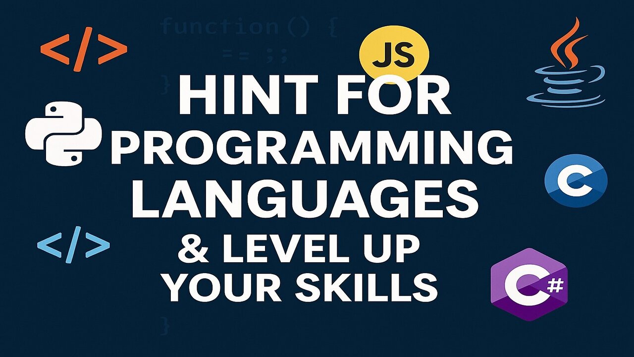 Hint on Programming Languages & Level Up Your Skills!