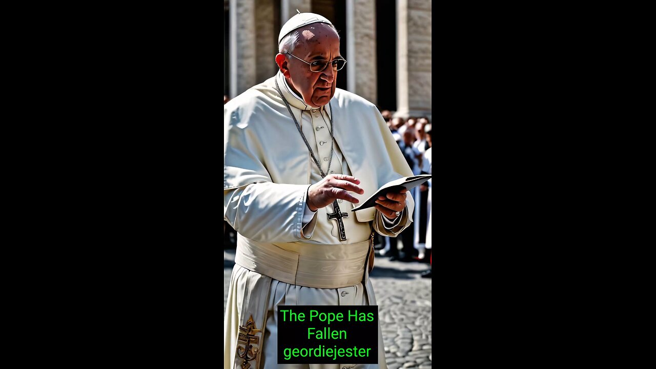 **new song** the pope has fallen #pope