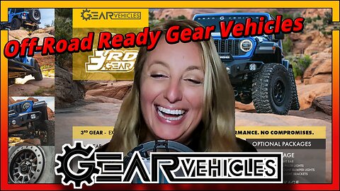 Off-Road Ready Natalie on Gear Vehicles and Jeep Invasion Adventures
