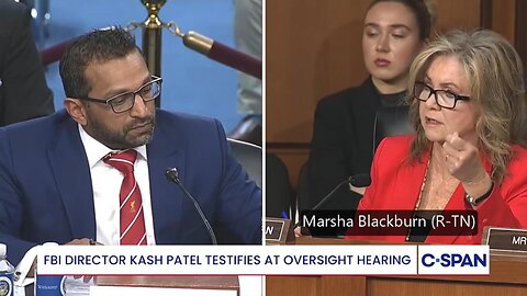 Marsha Blackburn (R-TN) questions Kash Patel * 9/16/25