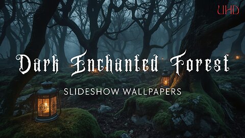 Dark Enchanted Forest – 5-Hour Slideshow Wallpapers (10 Images – 1 Every 30 Minutes)