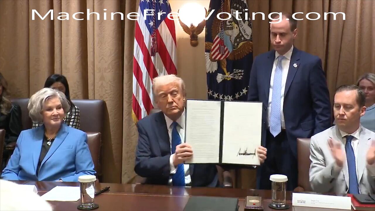 Executive Order Preserving and Protecting the Integrity of American Elections March 25, 2025. Audio of EO Text