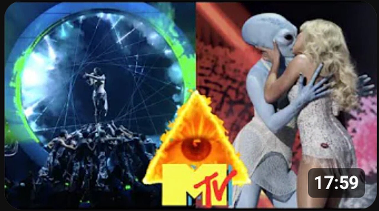 "2024 MTV Awards Portrayed as Satanic Illuminati Ritual with Demon-Human Mating Imagery"