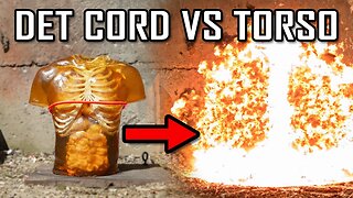 Det Cord vs Ballistic Torso in Ultra Slow Motion!