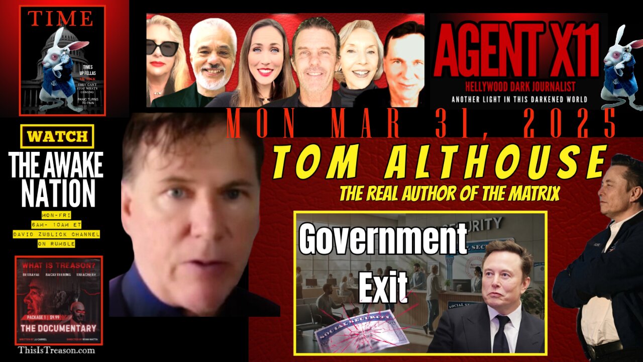 AGENT X11: EP. 173: TOM ALTHOUSE: THE REAL AUTHOR OF THE MATRIX