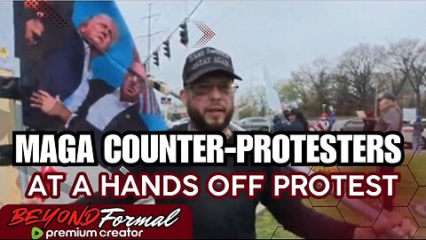 MAGA Chicanos Counter Protest a Hands Off Protest | plus a protest compilation at the end