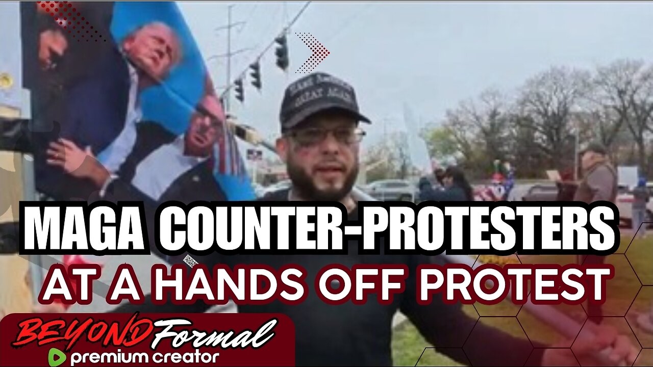 MAGA Chicanos Counter Protest a Hands Off Protest | plus a protest compilation at the end