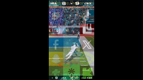 9 Point Advantage JAX 15 vs MIA 6 #AllMadden #Madden25 #NFLmadden #madden
