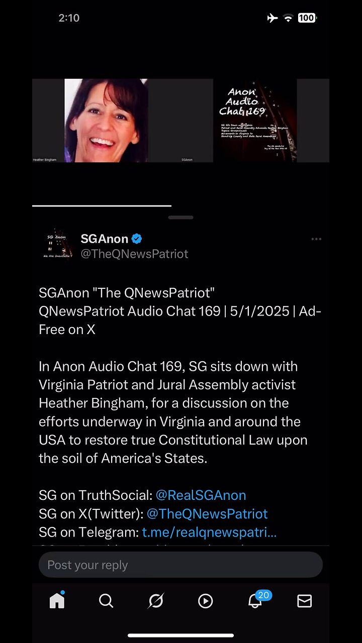 SG Anon : Virginia Patriot