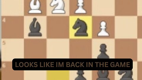 Looks Like I'm Back in the Game!