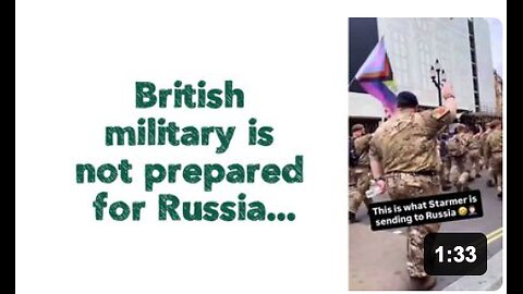 🚨: British military is not prepared for Russia...