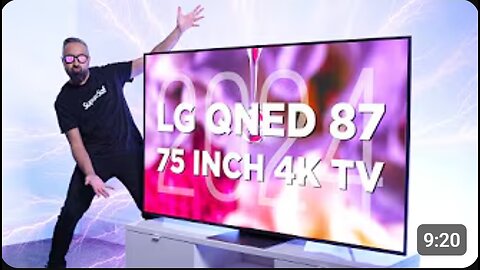 📦📺 LG 75" QNED87 4K TV 2024 Unboxing! 😍 First Impressions & Setup Experience 🔥🎬
