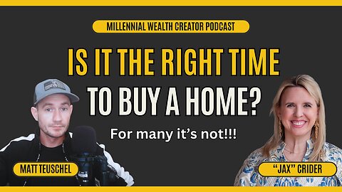 Is It The Right Time To Buy a House? ➡️ Does Buying a Home Actually Build Wealth?