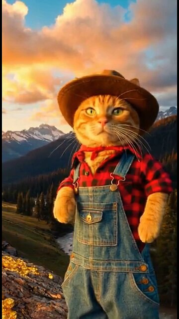 The Orange hillbilly cat says there's golden in their hills.