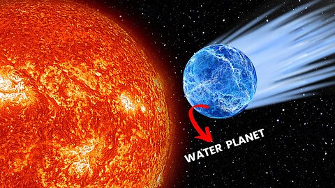 What if a Water Planet collide with Sun ?