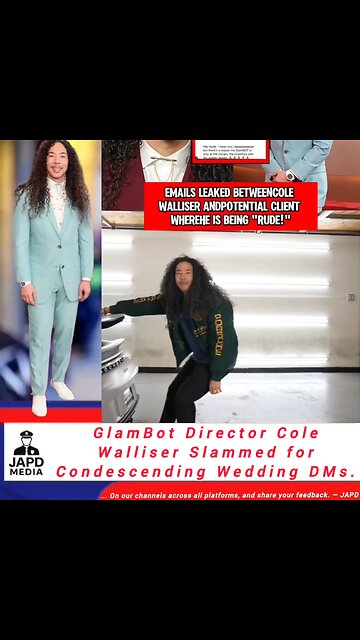 GlamBot Director Cole Walliser Slammed for Condescending Wedding DMs 😤 #GlamBotDMs #japd