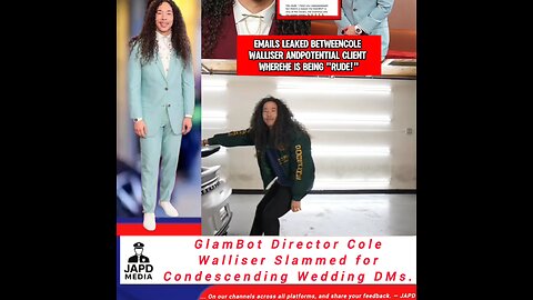 GlamBot Director Cole Walliser Slammed for Condescending Wedding DMs 😤 #GlamBotDMs #japd