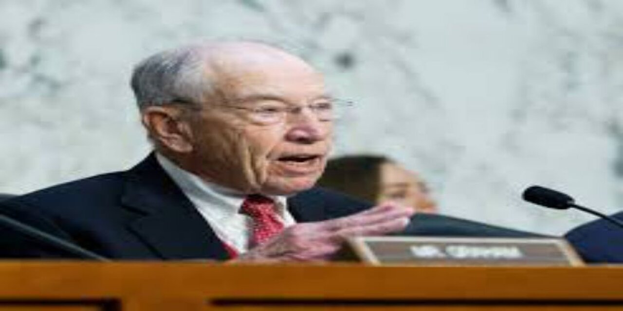 Sen. Grassley FBI, DOJ Stalled Clinton Campaign Inquiry