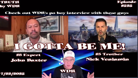 I GOTTA BE ME! - TRUTH by WDR - Ep. 525 - Live and replay