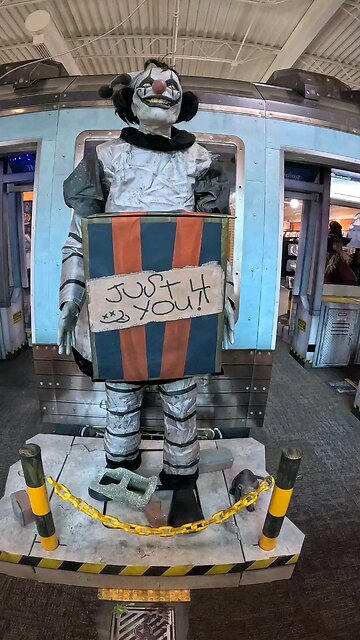 Cool clown at spirit Halloween