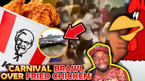 🚨Tiktokers ROAST Carnival Cruise Brawl ERUPTING Over FRIED CHICKEN!