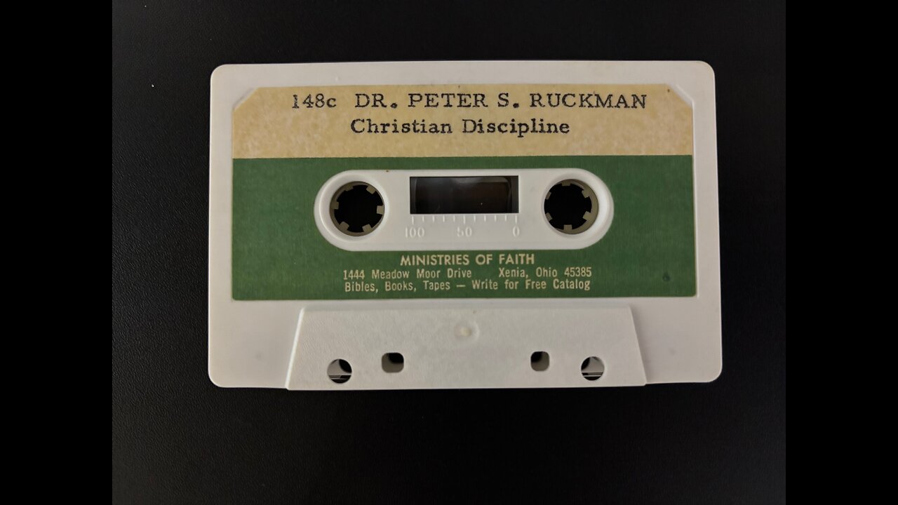 Christian Discipline - Dr. Ruckman