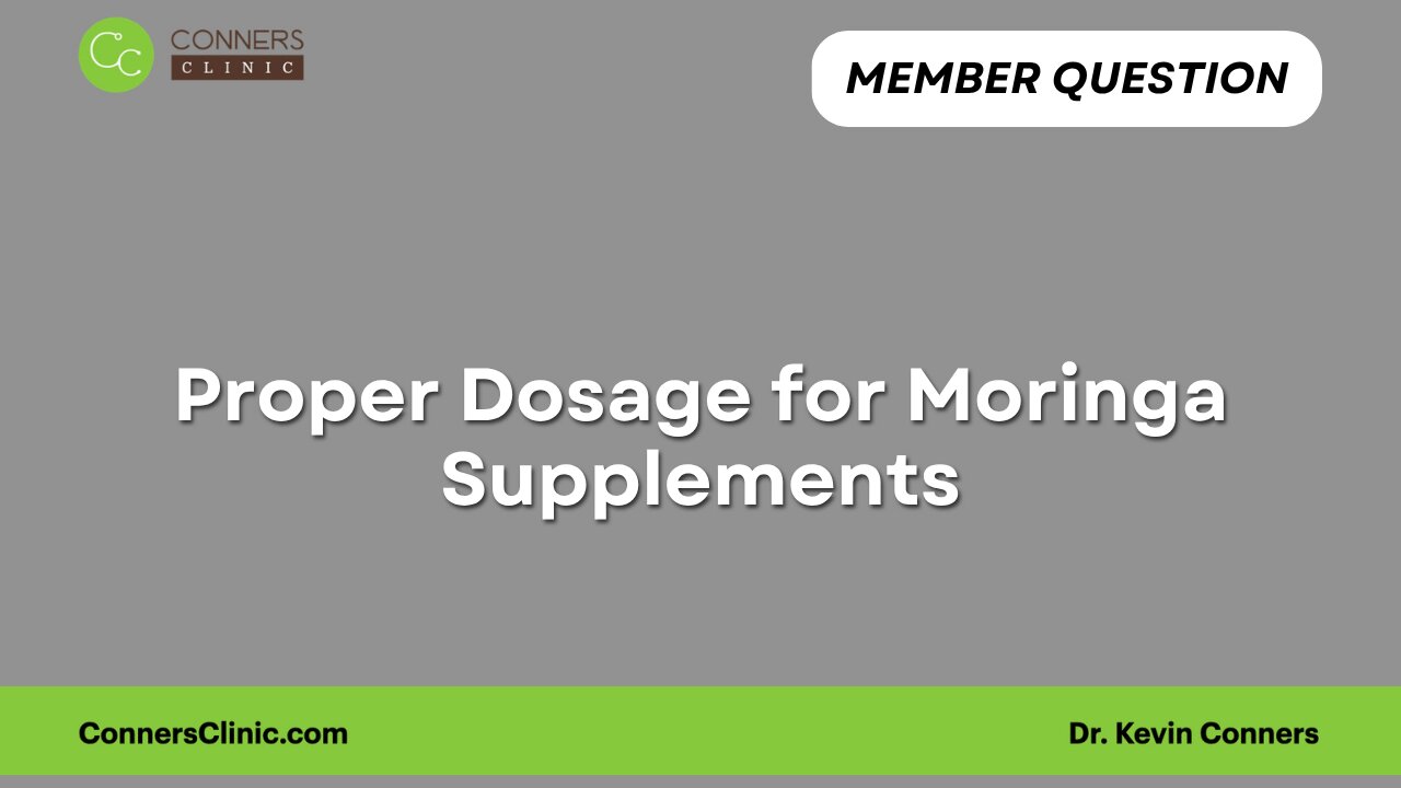 Proper Dosage for Moringa Supplements