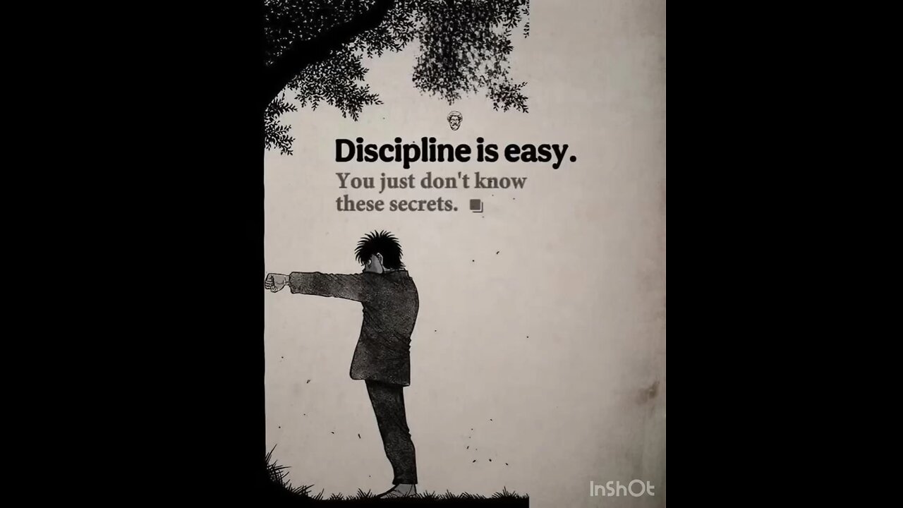 Discipline is NOT easy !!!!
