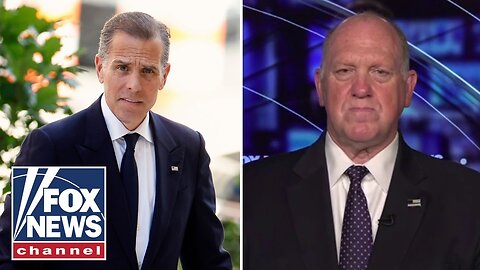 Tom Homan slams 'first drug addict' Hunter Biden