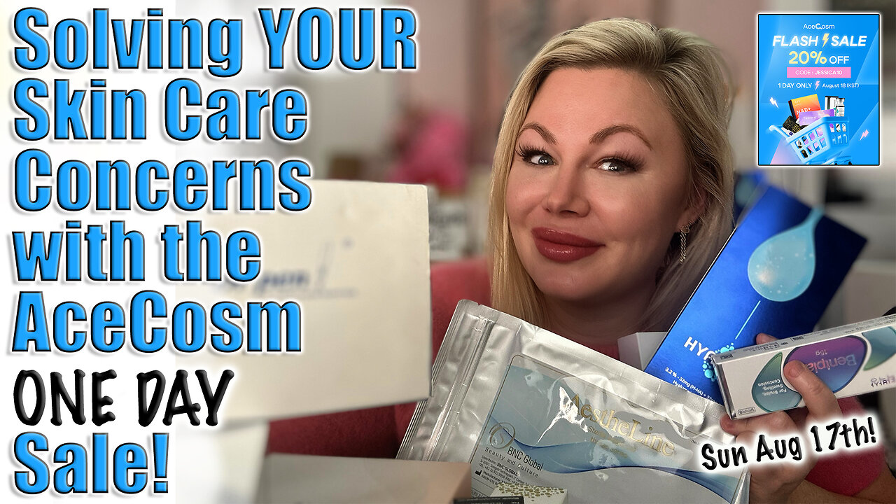 Solving YOUR Skin Care Concerns with the AceCosm.com Sale! Code Jessica10 Saves you money