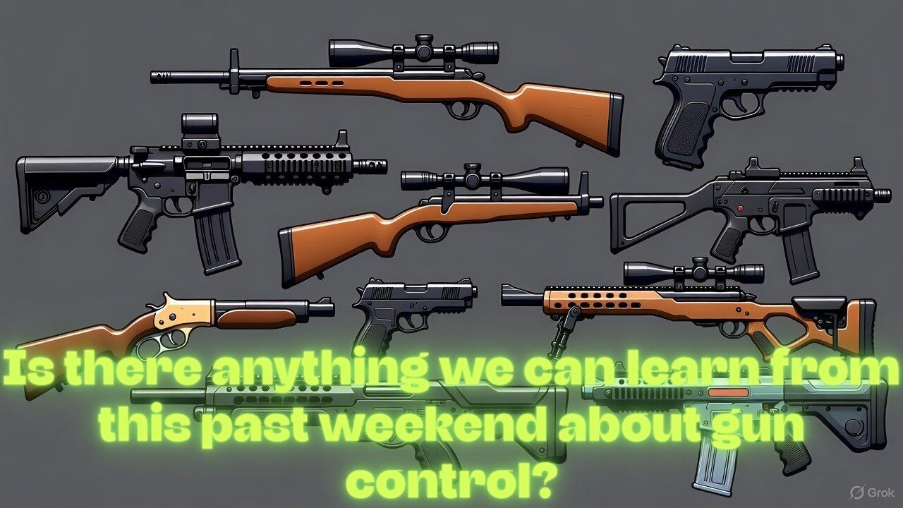 Is there anything we can learn from this past weekend about gun control? - AC Daily Show Ep 624