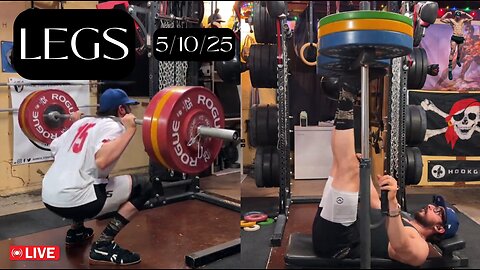 🔴 Gym Stream: Legs | 5/10/25 | Season 7, Episode 5 | #106 ✨