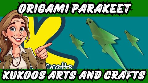 How to Make a Parakeet with Paper | DIY Origami Bird Craft