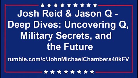 Josh Reid Deep Dives: Q Uncovered, Military Secrets, & AI Future