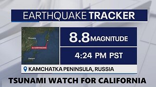 8.8 Magnitude Mega Quake Triggers Tsunami Watch For California - Dangerous Heat Continues